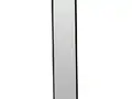 Дизайнерское напольное двухстороннее зеркало Glass Memory Ablestar ll в металлической раме черного цвета